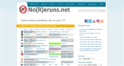Desktop Screenshot of noreruns.net